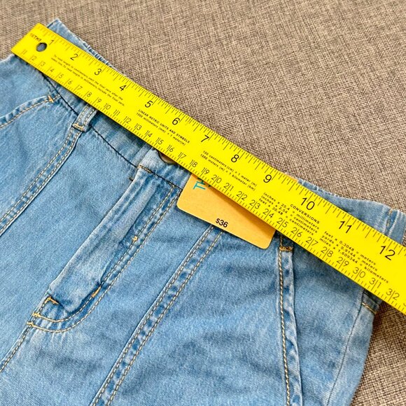 NEW! Thereabouts Boys Kids Denim Joggers Pants Light Wash 5 Reg $36 Cotton Blend - Picture 7 of 12